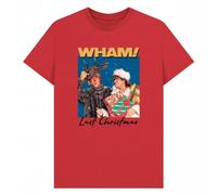 Wham Men's Last Christmas Graphic T-Shirt in Red | Size: XL Wham Red XL