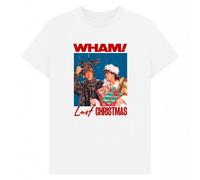 Wham Men's Last Christmas Graphic T-Shirt in White | Size: Small Wham White S