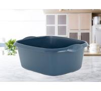 Wham Navy Blue Washing Up Bowl Large Rectangle Plastic Sink Bowl Caravan Boat 39Cm