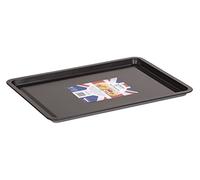 Wham Non-Stick Baking Tray, Silver, silber/graphit, Steel, White, 32 x 23 x 1,5 cm