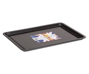 Wham Non-Stick Baking Tray, Silver, silber/graphit, Steel, 32 x 23 x 1,5 cm, 56025
