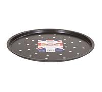 Wham Non-Stick Pizza Tray, Steel, Silver/Graphite, 33 x 33 x 1.5 cm