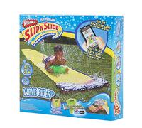 Wham-O 16ft Slip ‘n’ Slide Wave Rider with Bodyboard - Backyard Water Slide for Summer Fun, Outdoor Garden Water Play Toys for Kids, Durable Hydroglide Technology, Includes Inflatable Boogie Board