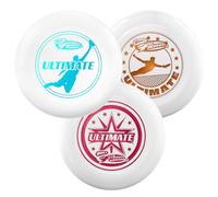 Wham-O Frisbee Official Ultimate 175 g Flying Disc, 27.31 cm, Professional Training, for Competition and Outdoor Fun - Pack of 3