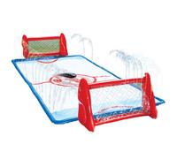Wham-O Slip N Slide Water Knee Hockey Goals Set for Lawn Backyard Includes 2 Inflatable Hockey Goals 2 Hockey Sticks 1 Inflatable Puck