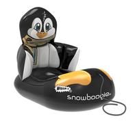 Wham-O Snowboogie, 33" Inflatable Snow Tudes, Single Rider Winter Snow Sleds with Tow Rope, Cold-Resistant Sleddig for Winter Outdoor Activities - Penguin