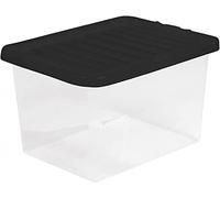 Wham Plastic Storage Boxes - Pack Of 5 (35 Litre)