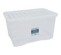 Wham Plastic Storage Boxes - Pack Of 5 (60 Litre)