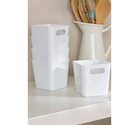 Wham Plastic Studio Basket 1.01 Square in White Wham White
