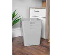 Wham Plastic Studio Basket 15.01 Cube in Grey Wham Grey