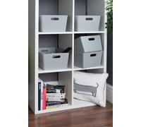 Wham Plastic Studio Basket 5.02 Rectangular in Grey Wham Grey