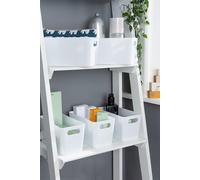 Wham Plastic Studio Basket 6.01 Rectangular in White Wham White