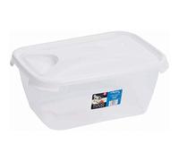 Wham High Grade 6l Plastic Food Storage Lunch Box, White, 6ltr