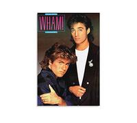Wham! Poster Music Poster Band Poster Retro Nostalgia Poster Wall Art Poster Scroll Canvas Painting Picture Living Room Decor Home 08x12inch(20x30cm)