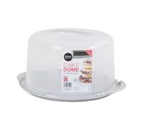 Wham Round Cake Storer With Clear Lid - 30Cm - Large Cake Storage Dome With Handle For Single & Two Tier Cakes
