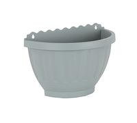 Wham Set 4 Etruscan 30cm Plastic Wall Basket Soft Grey