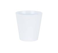 Wham Set 4 Studio 16cm Round Plastic Planter (Ice White)