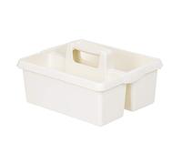 Wham Soft Cream Plastic Handy Kitchen Housekeeper Cleaning Tool Utility Caddy Storage Box