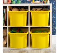 Stack & Store 4x 24L Box Wham Yellow One Size