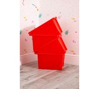 Wham Stack & Store 4x 30L Box in Red Wham Red