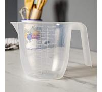 Wham Stackable Cook Plastic Measuring Clear Jug 1L & 2L Capacity (1 Litre)