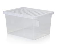 Wham 31L Crystal Box and Lid Set of 3, Clear