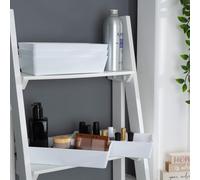 Wham Studio 5 x 1L Rectangular Plastic Storage Baskets | Ideal for Kitchens, Bathrooms, Stationery & More | Easy Access Integrated Handles | Made in