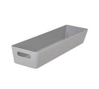 Wham 12.01 40cm Rectangular Home Studio Storage Basket (Grey)