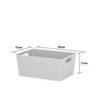 Studio Basket, Grey One Size