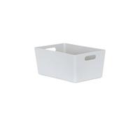 Wham Studio Etch Etched Matt Pebble Plastic Nestable Storage Basket (H)11Cm (W)17Cm (D)17Cm