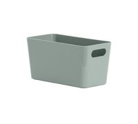 Wham Studio Gloss Light Green Plastic Nestable Storage Basket (H)10Cm (W)20Cm (D)20Cm