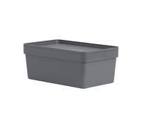 Wham Studio Stack Matt Grey Stackable Shoe Storage Box (H)150mm (W)215mm