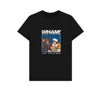 (XXL, Black) Wham Unisex Adult Last Christmas T-Shirt