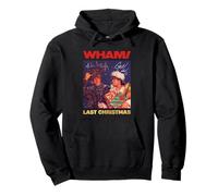 WHAM! Unisex-Adults Black Last Christmas Signature Edition Pullover Hoodie
