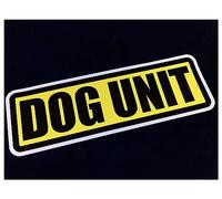 Whamhead Reflective 30cm DOG UNIT BOXED Security Dog K9 Handler Car Van Truck Stickers