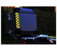 Whamhead Veloviz Reflective Chevron YELLOW Universal MOTORCYCLE PANNIER Stickers 25cm 2qty