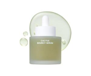 Whamisa Organic Cactus Bouncy Serum - 48-Hour Deep Skin Hydration, 72-Hour Moisturising Effect, Postbiotics, Hydrating Facial Ampoule (52ml)