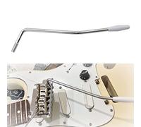 Whammy Bar 6mm Guitar Tremolo Arm Trem Bar Vibrato Arm Tremolo Stick for Strat Style Electric Guitar Tremolo System Stratocaster Silver with White Tip