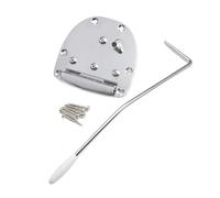Whammy Bar Guitar Tremolo Bridge with Arm | Electric Guitar Tremolo Bridge with Arm for Guitar Guitar Parts Chrome/Gold(Chrome)