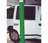 WhamtL Garage Pole Protector Padding 6 Ft Tall Round Post, 8-56 Cm Dia Pole Wrap Basement Column Cover, Shock Absorbing Pole Pad Collision Guard(Green,14in(36cm))
