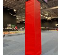 WhamtL Sports Court Pole Padding 6ft, Outdoor Column Padding Wrap Around for Indoor Outdoor, Waterproof Playground Pole Basement Pipe Awning Poles(Red,5x5in(13x13cm))