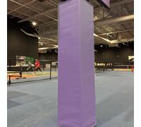 WhamtL Sports Court Pole Padding 6ft, Outdoor Column Padding Wrap Around for Indoor Outdoor, Waterproof Playground Pole Basement Pipe Awning Poles(Purple,5x5in(13x13cm))