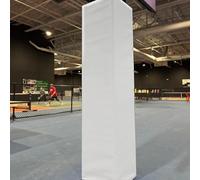 WhamtL Sports Court Pole Padding 6ft, Outdoor Column Padding Wrap Around for Indoor Outdoor, Waterproof Playground Pole Basement Pipe Awning Poles(White,5x5in(13x13cm))