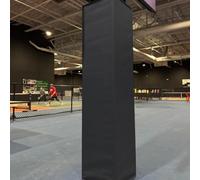 WhamtL Sports Court Pole Padding 6ft, Outdoor Column Padding Wrap Around for Indoor Outdoor, Waterproof Playground Pole Basement Pipe Awning Poles(Black,5x5in(13x13cm))