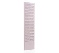 WhamtL Time Card Holder 24 / 50 Slot Time Card Holder Wall Mount, Plastic Job Ticket Rack for Warehouse Factory Workshop, Easy Install Employee Punch Card Organizer Rack(Gray,50 Pockets)