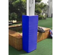 WhamtL Waterproof Safety Foam Padding Outdoor, Basement Support Post 8-25cm Square Pole, Impact Resistant Safety Collision Cover Fully Wrapped(Blue,5x5in(13x13cm))