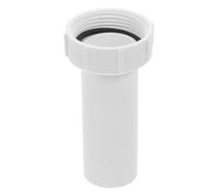 WHAMVOX 1-1/4 Inch Thread to 32mm Straight Plastic Pipe Reducer Connector for Sink Drain Hose Adapter Under Sink Plumbing Fittings Kitchen Accessory