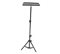 WHAMVOX 1.1m Adjustable Projector Stand Tripod Book Shelf Foldable Laptop Tablet Holder Metal Projector Table for Home Business Stage Indoor Outdoor