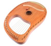 WHAMVOX 1 Set 16 String Lyre Harp Instrument Beginner Music Instrument Hand Lyre Harp and Lyre Traditional Lyre Stringed Instrument Lyre Kids Lap Harp Child Wrench Wooden