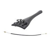 WHAMVOX 1 Set Cello Tailpiece 4-Hole Replacement Aluminum Alloy Pull Plate Professional Metal String Board Easy to Install Sturdy Cello Accessories